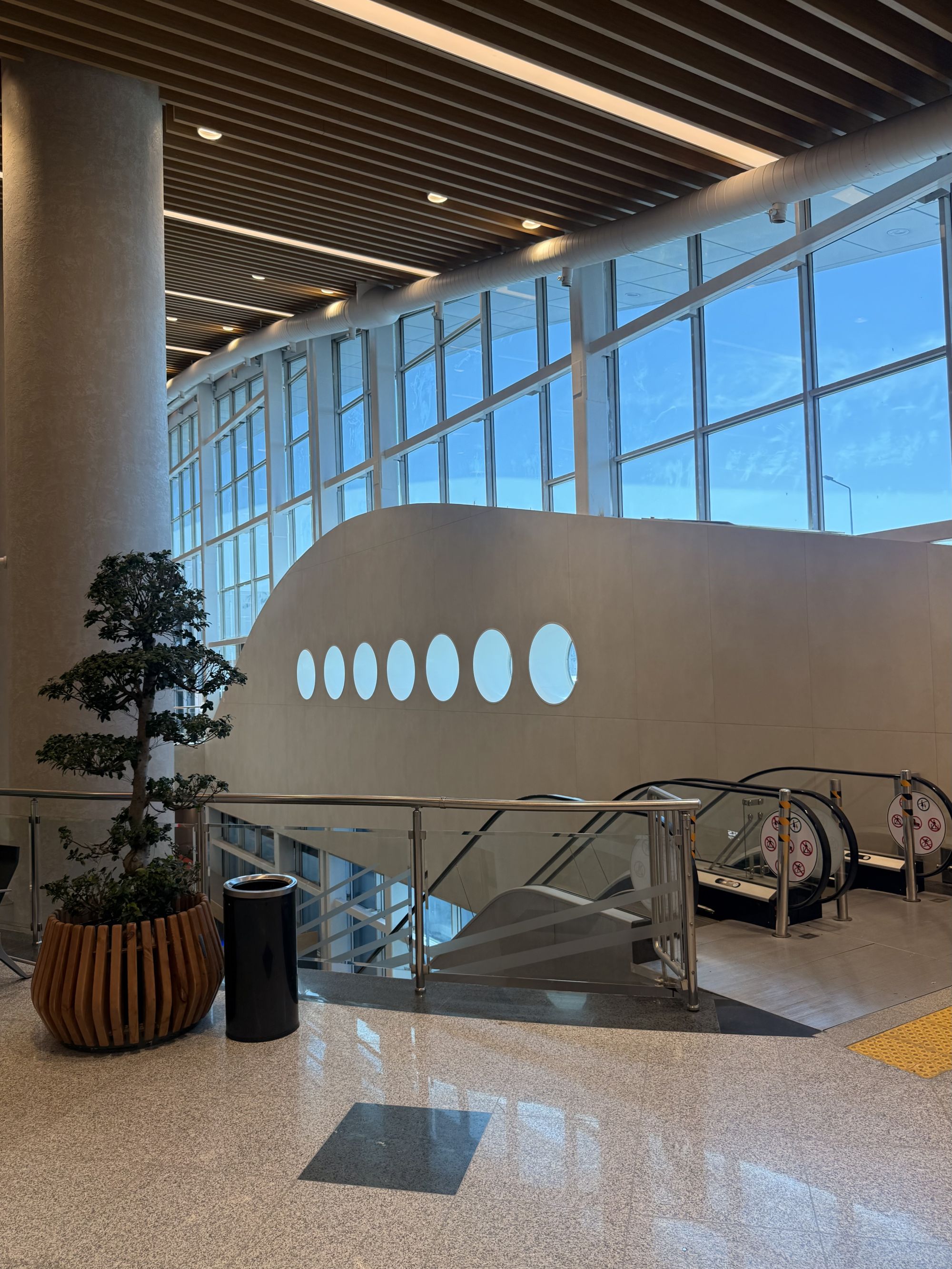 Almaty Airport Departure Hall